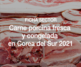 Ficha sector. Carne porcina fresca y congelada en Corea del Sur 2021